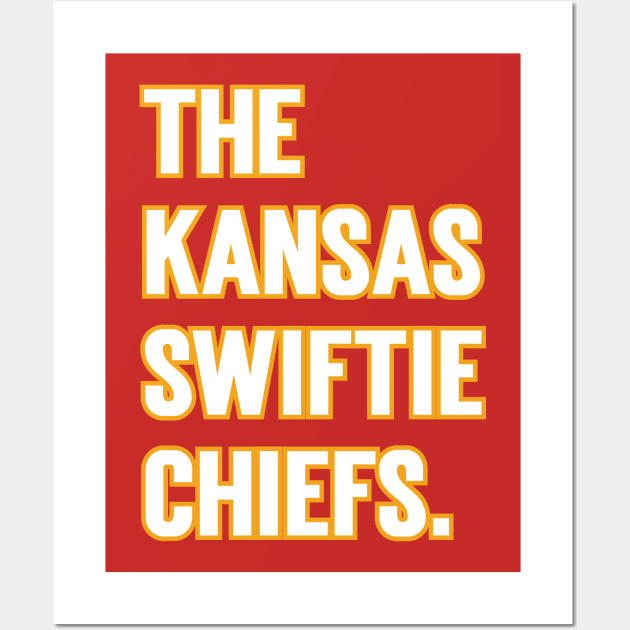 The Kansas Swiftie Chiefs. v4 Wall Art by Emma